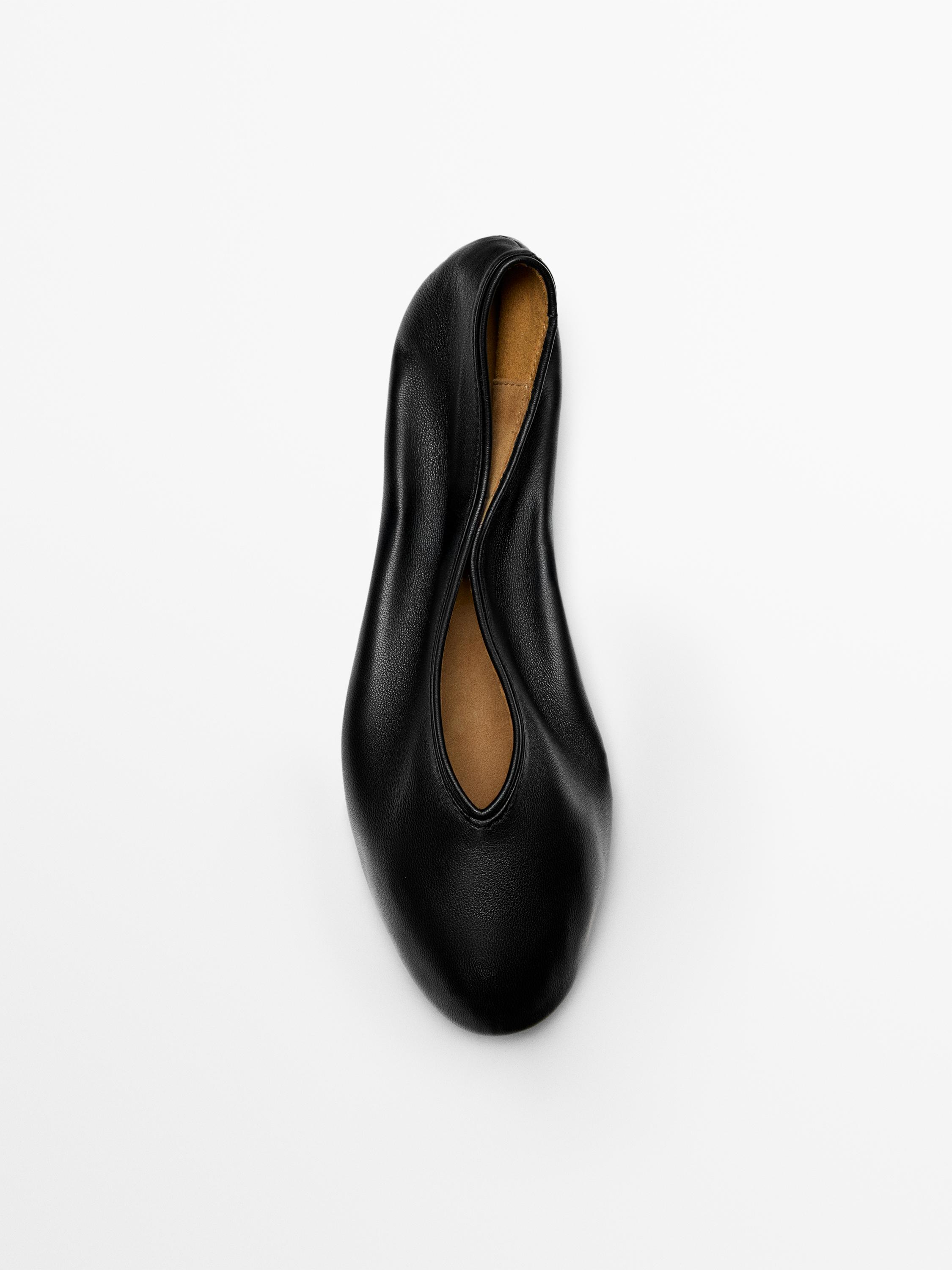 Ballerines cuir souple